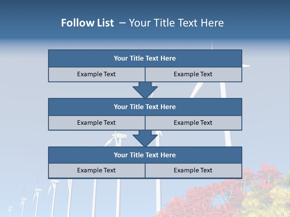 Fields Eolienne Wind PowerPoint Template