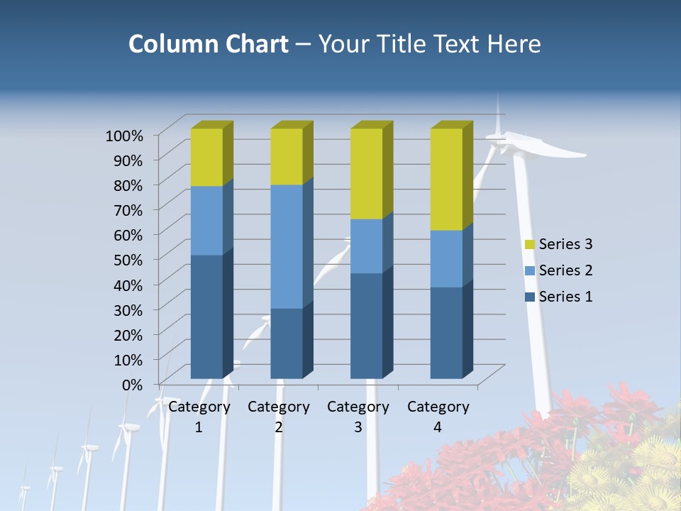 Fields Eolienne Wind PowerPoint Template