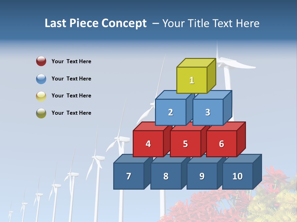 Fields Eolienne Wind PowerPoint Template