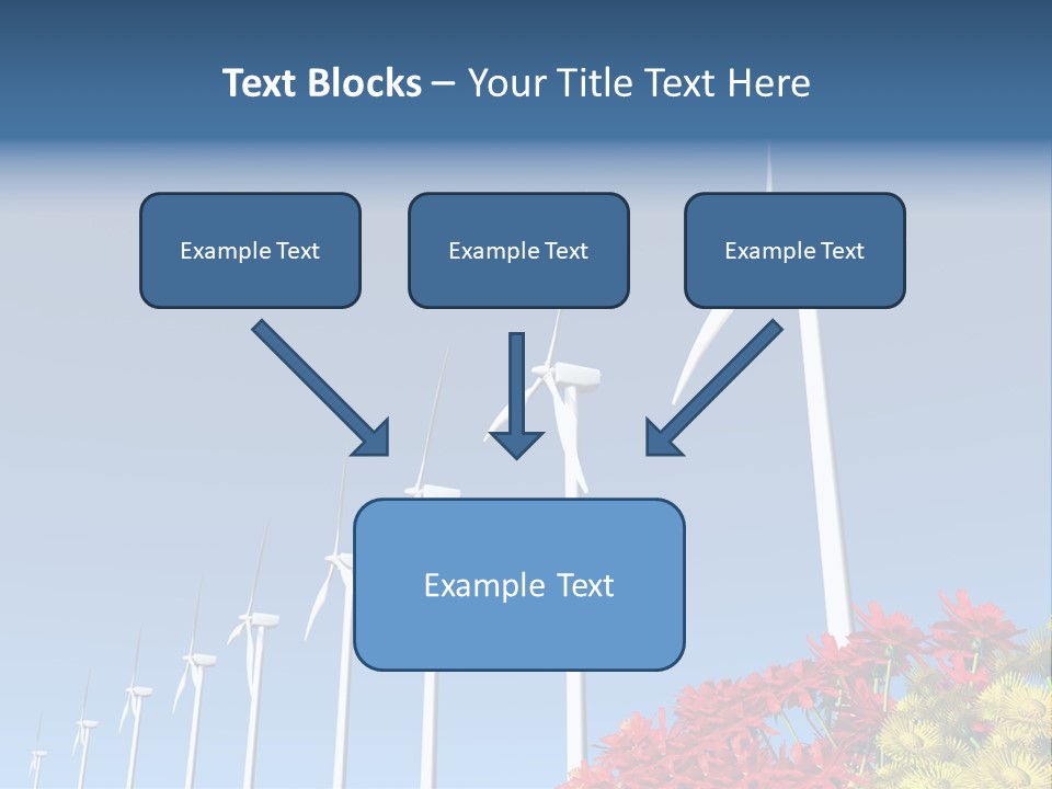 Fields Eolienne Wind PowerPoint Template