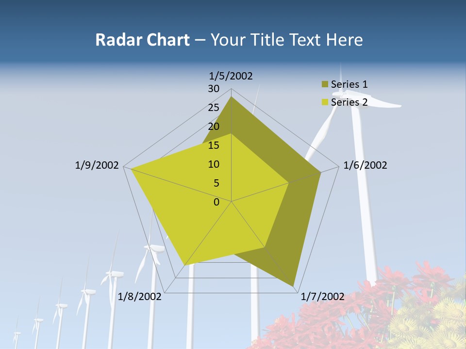 Fields Eolienne Wind PowerPoint Template
