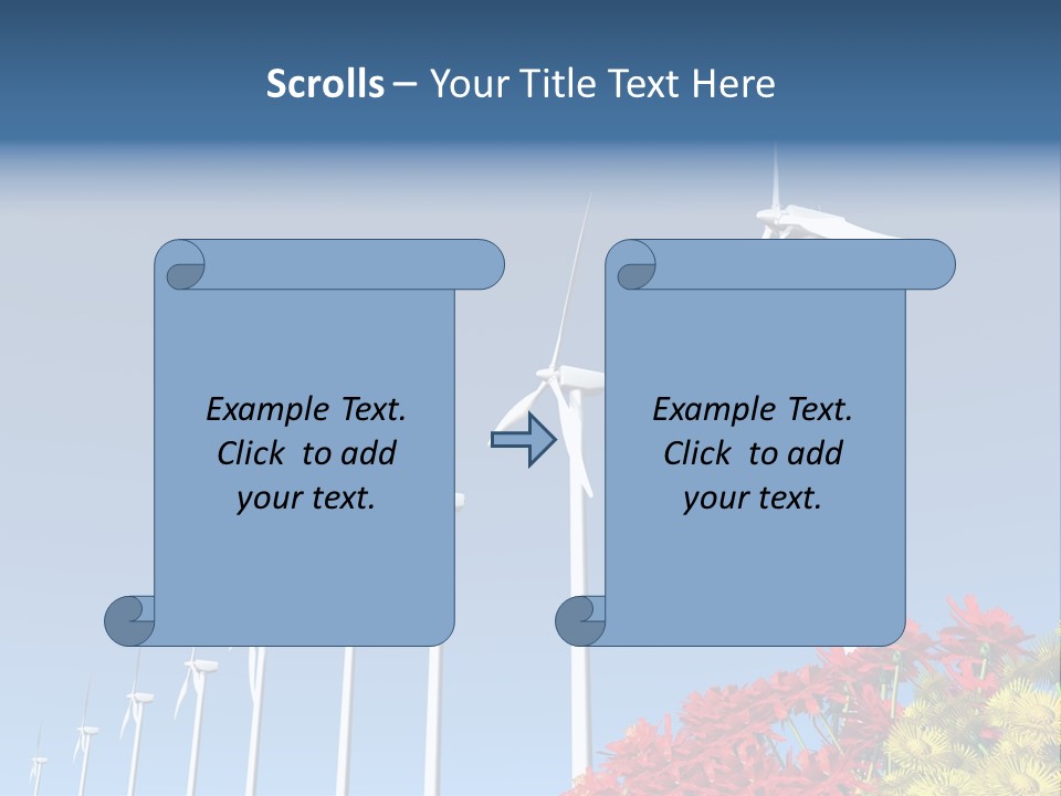 Fields Eolienne Wind PowerPoint Template