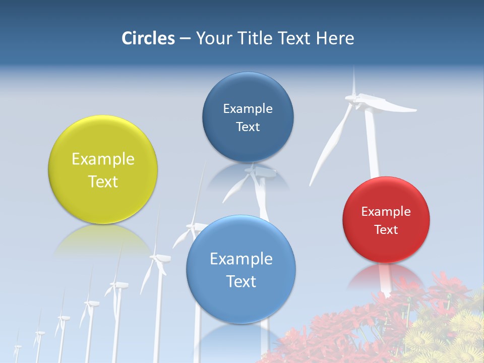 Fields Eolienne Wind PowerPoint Template