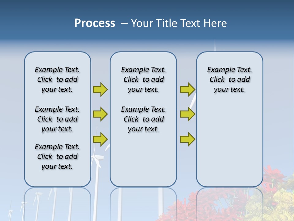 Fields Eolienne Wind PowerPoint Template
