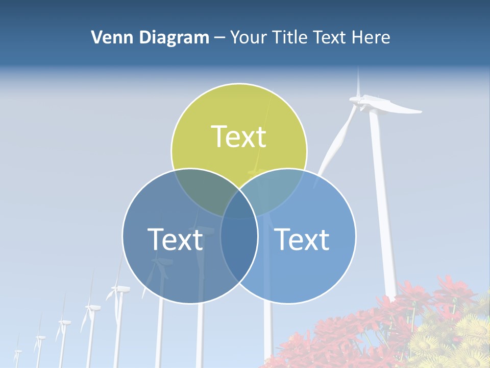 Fields Eolienne Wind PowerPoint Template
