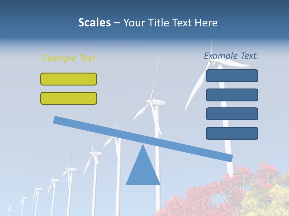 Fields Eolienne Wind PowerPoint Template