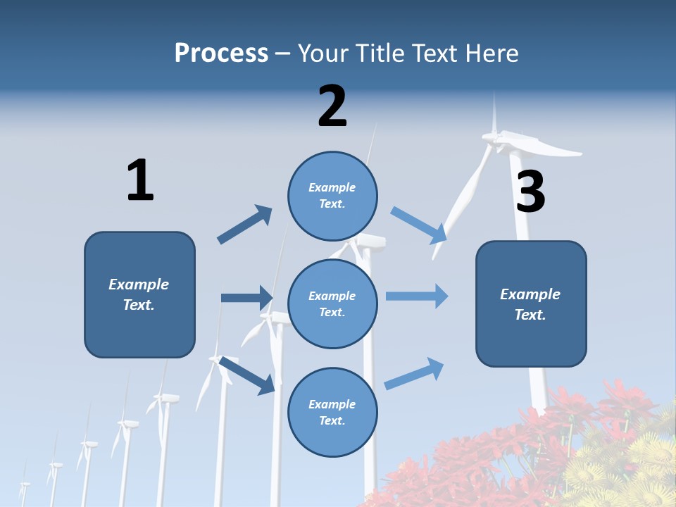 Fields Eolienne Wind PowerPoint Template