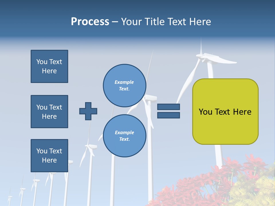 Fields Eolienne Wind PowerPoint Template