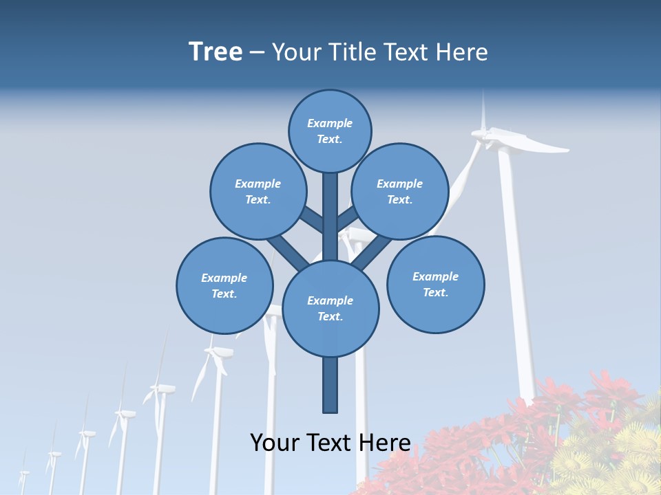 Fields Eolienne Wind PowerPoint Template