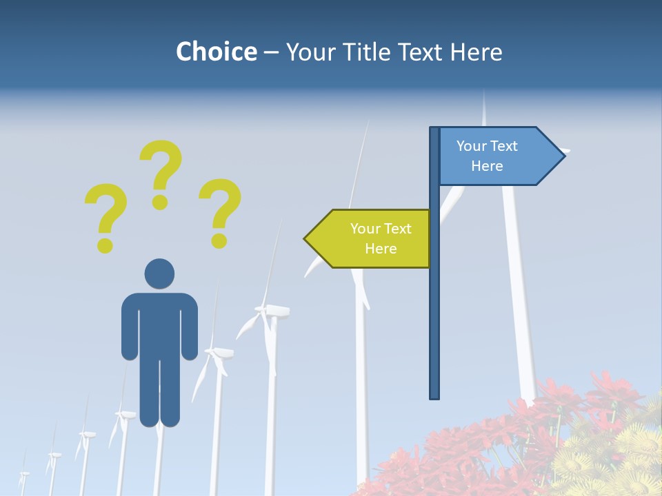 Fields Eolienne Wind PowerPoint Template