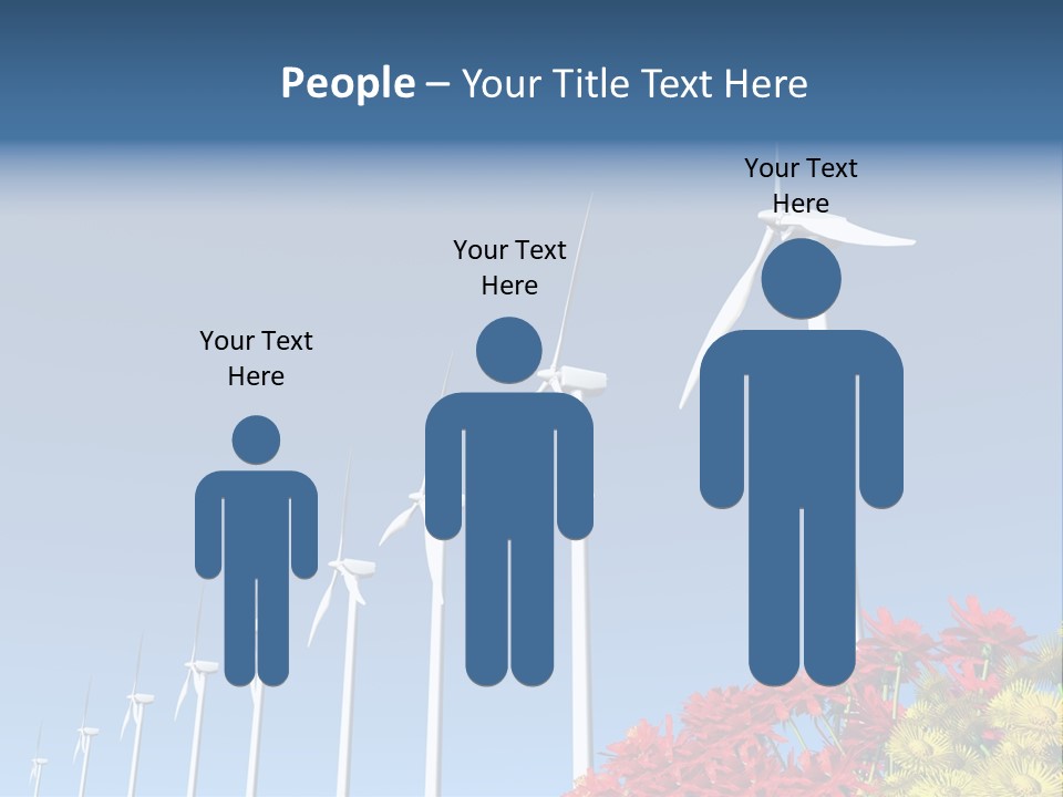 Fields Eolienne Wind PowerPoint Template