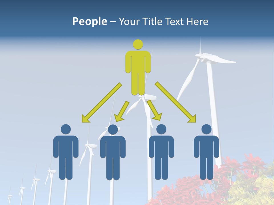 Fields Eolienne Wind PowerPoint Template