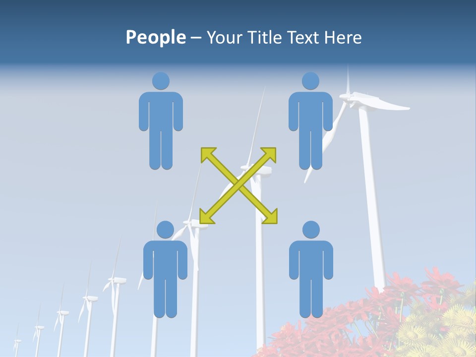 Fields Eolienne Wind PowerPoint Template