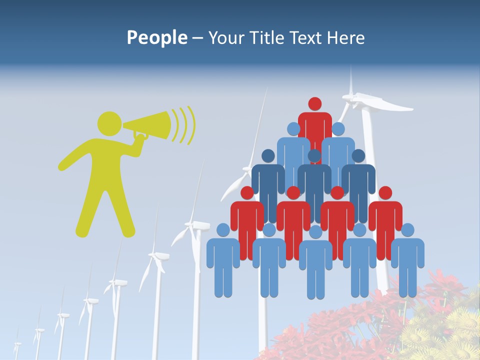 Fields Eolienne Wind PowerPoint Template