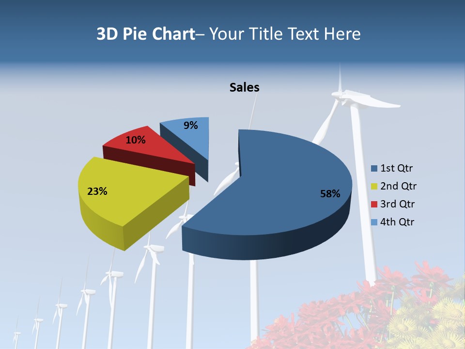 Fields Eolienne Wind PowerPoint Template