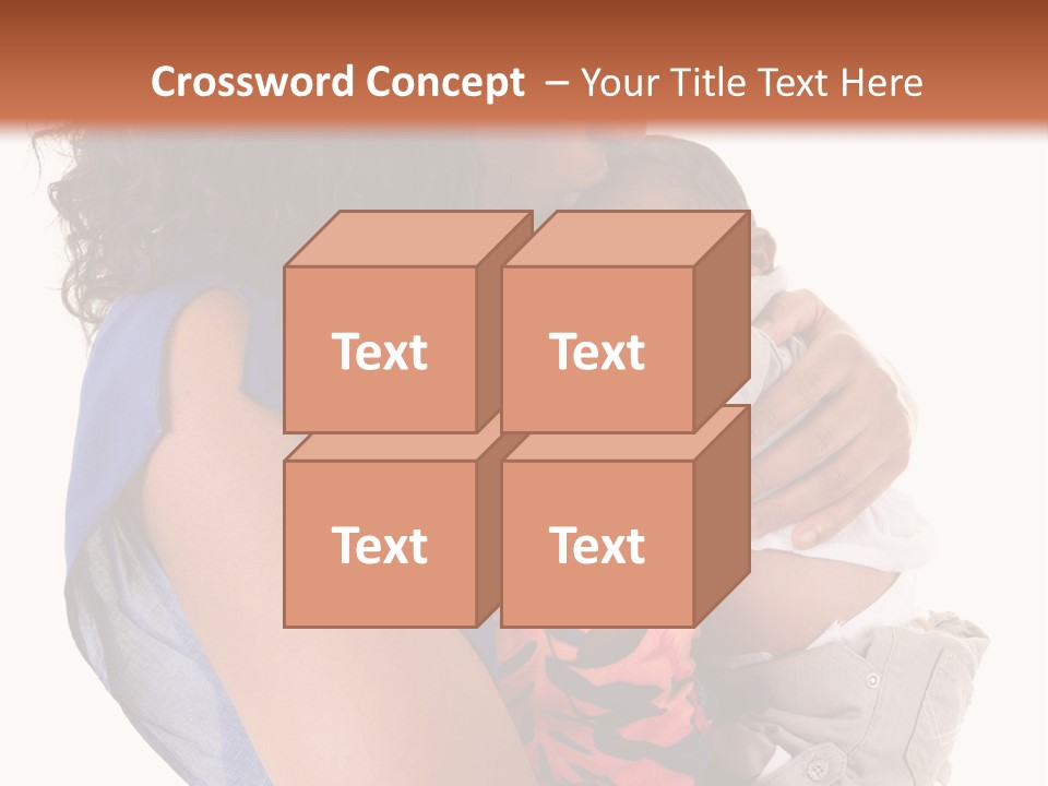 Boy Comfort Mixed PowerPoint Template