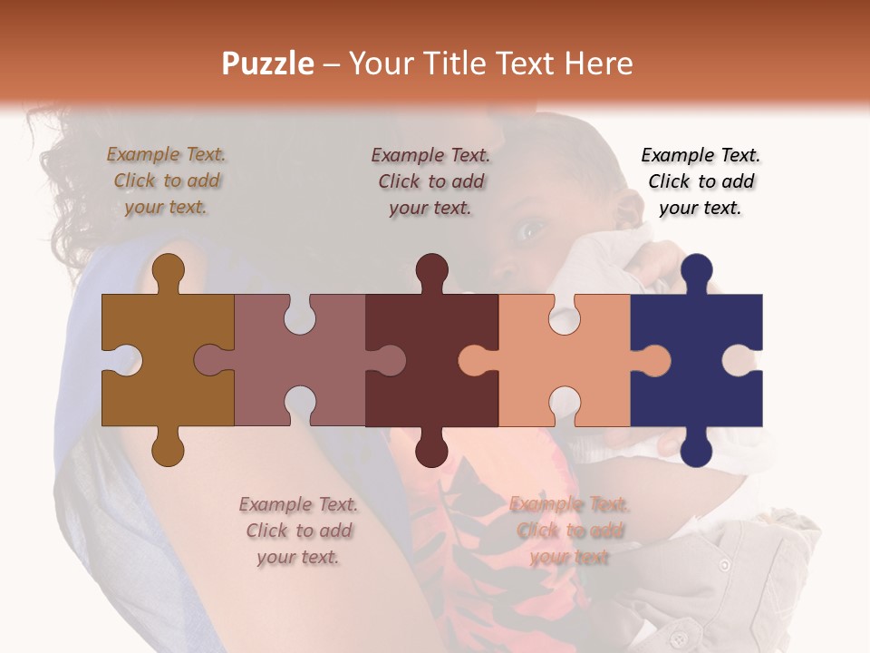 Boy Comfort Mixed PowerPoint Template