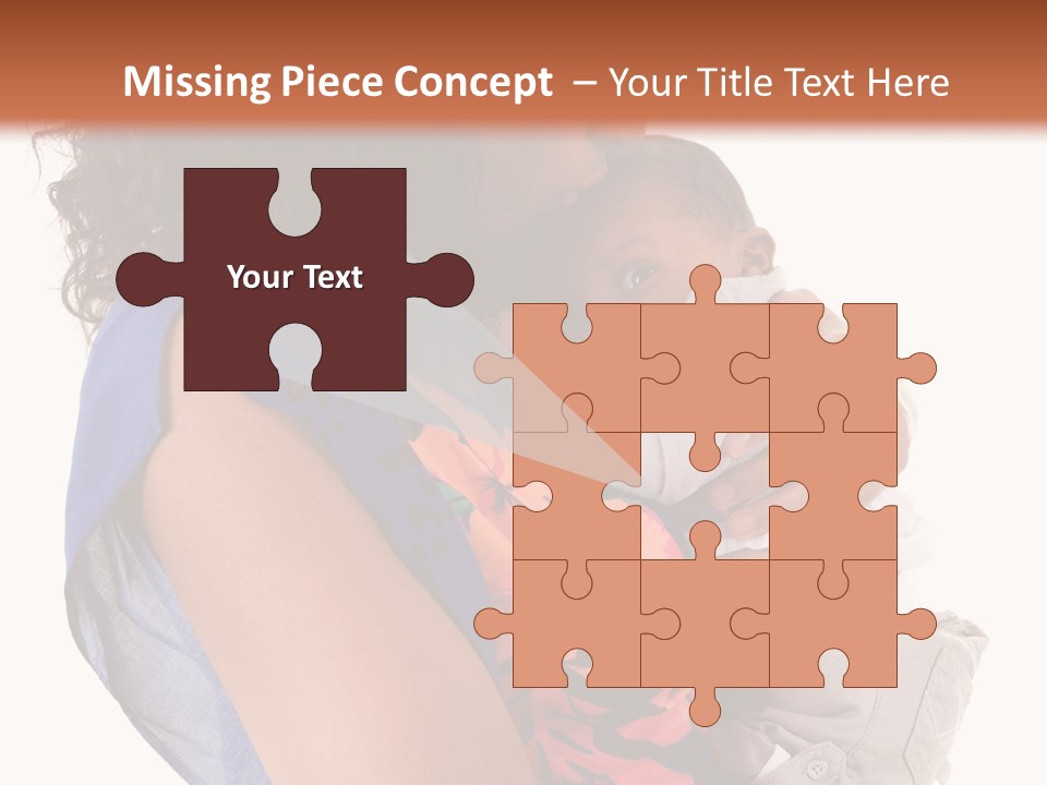 Boy Comfort Mixed PowerPoint Template