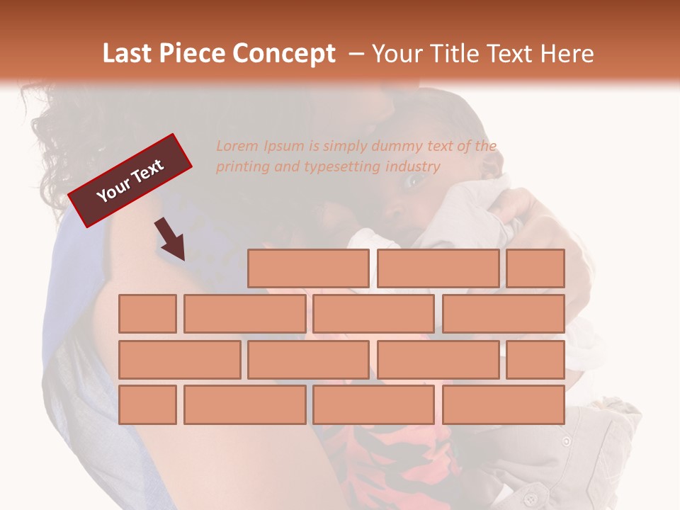 Boy Comfort Mixed PowerPoint Template