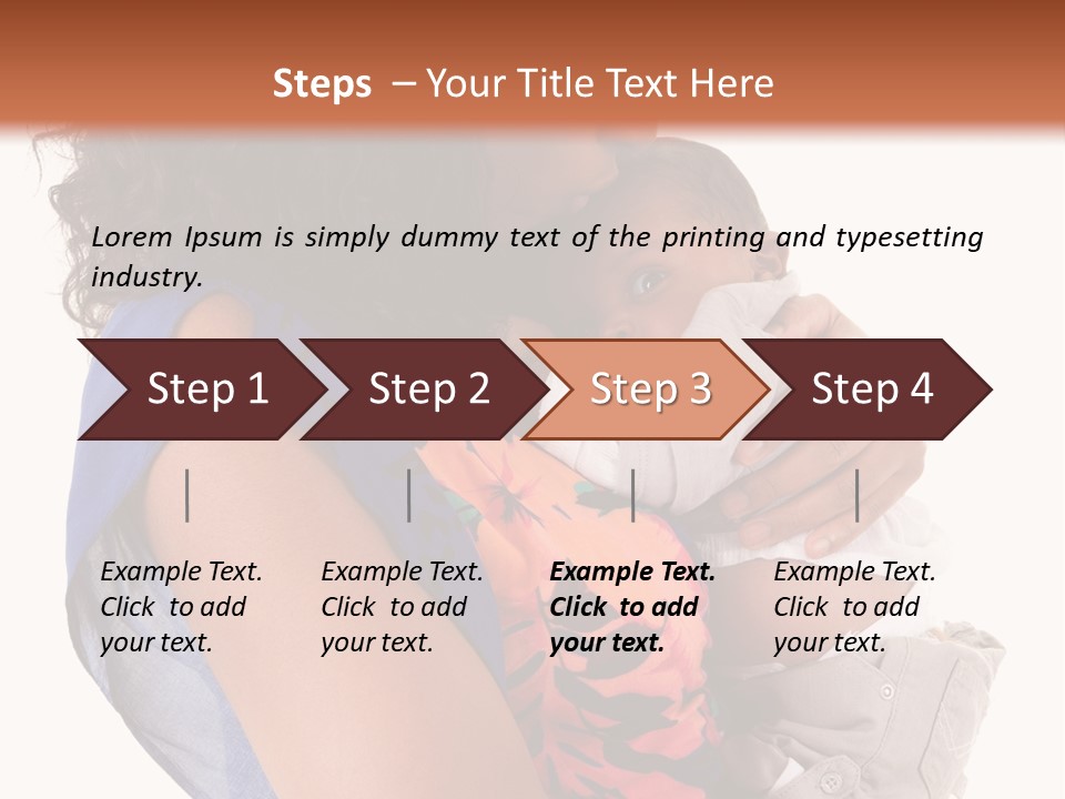 Boy Comfort Mixed PowerPoint Template