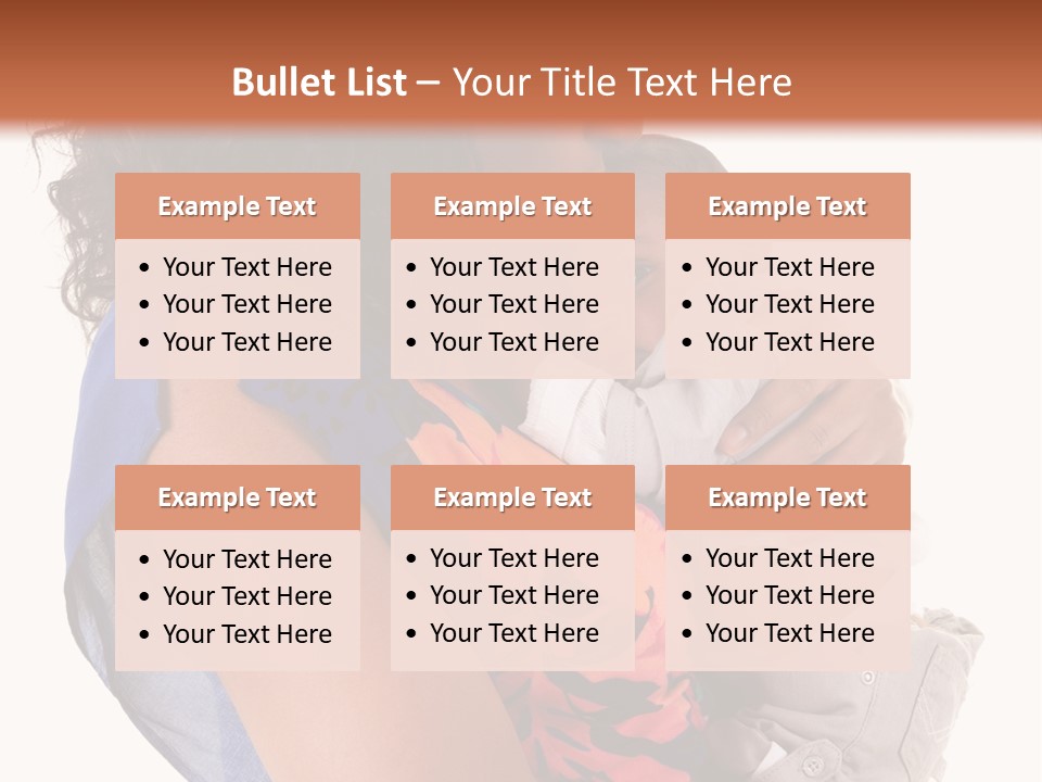 Boy Comfort Mixed PowerPoint Template