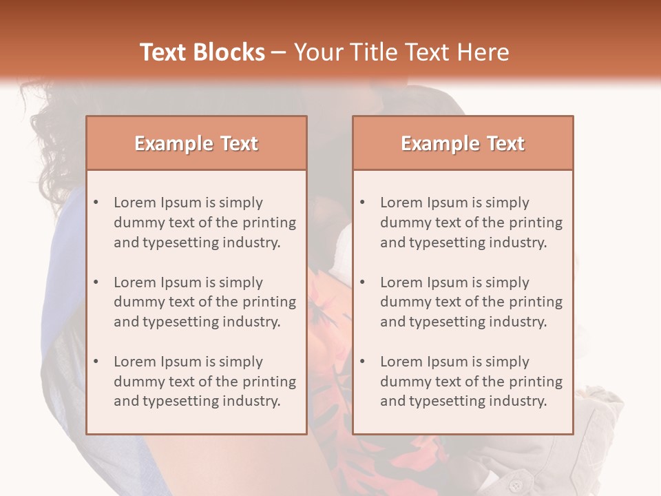 Boy Comfort Mixed PowerPoint Template