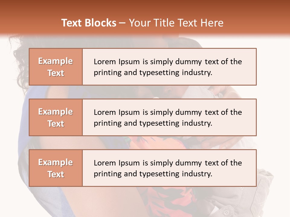 Boy Comfort Mixed PowerPoint Template