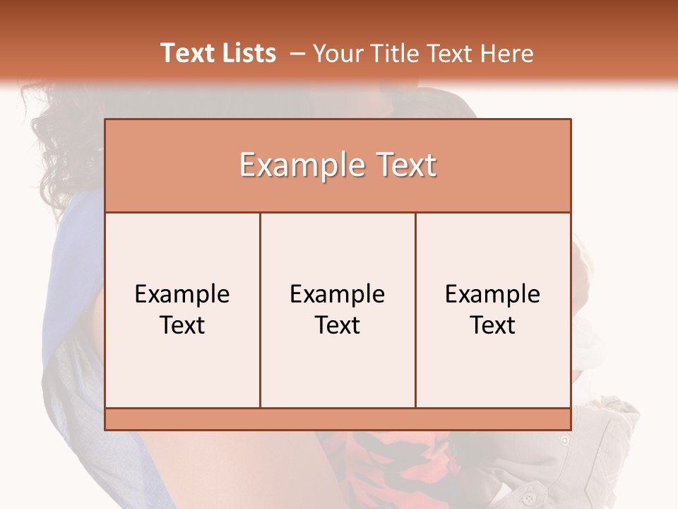 Boy Comfort Mixed PowerPoint Template