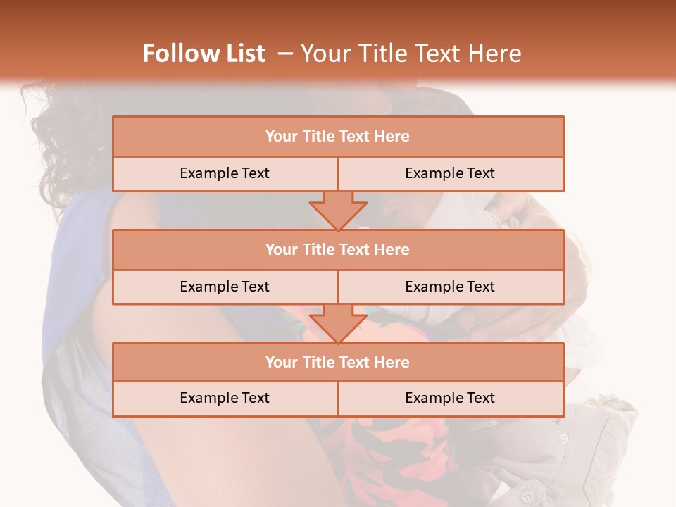 Boy Comfort Mixed PowerPoint Template