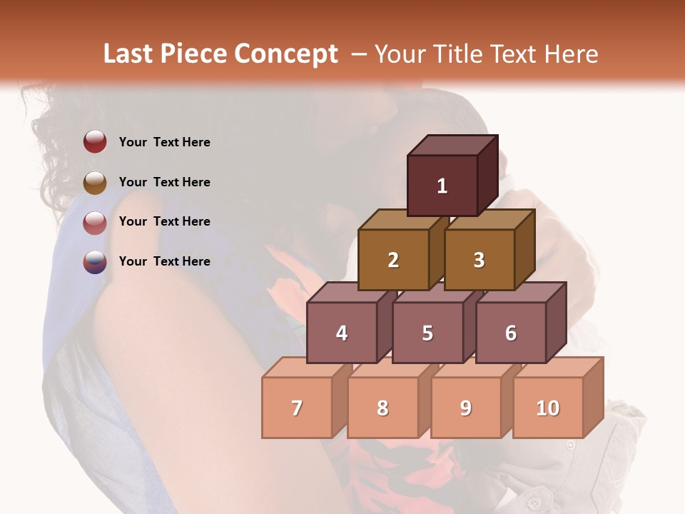 Boy Comfort Mixed PowerPoint Template