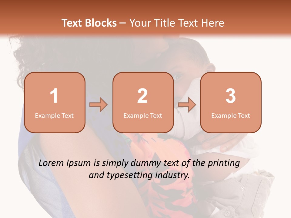 Boy Comfort Mixed PowerPoint Template