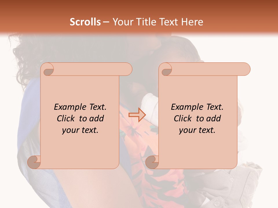 Boy Comfort Mixed PowerPoint Template