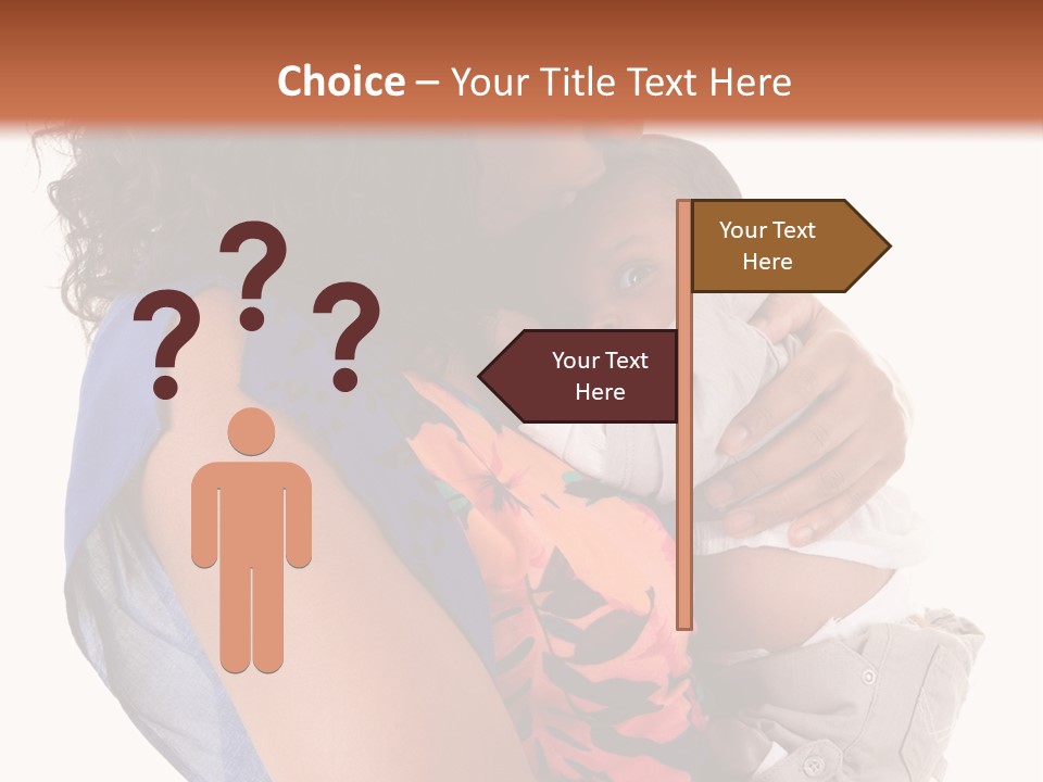 Boy Comfort Mixed PowerPoint Template