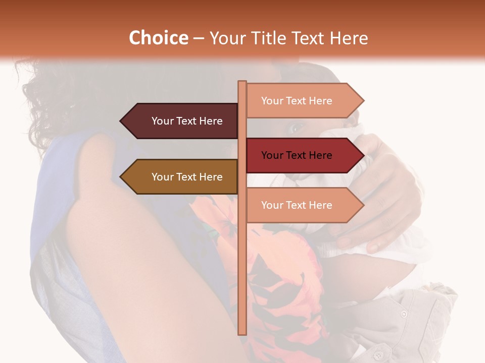 Boy Comfort Mixed PowerPoint Template