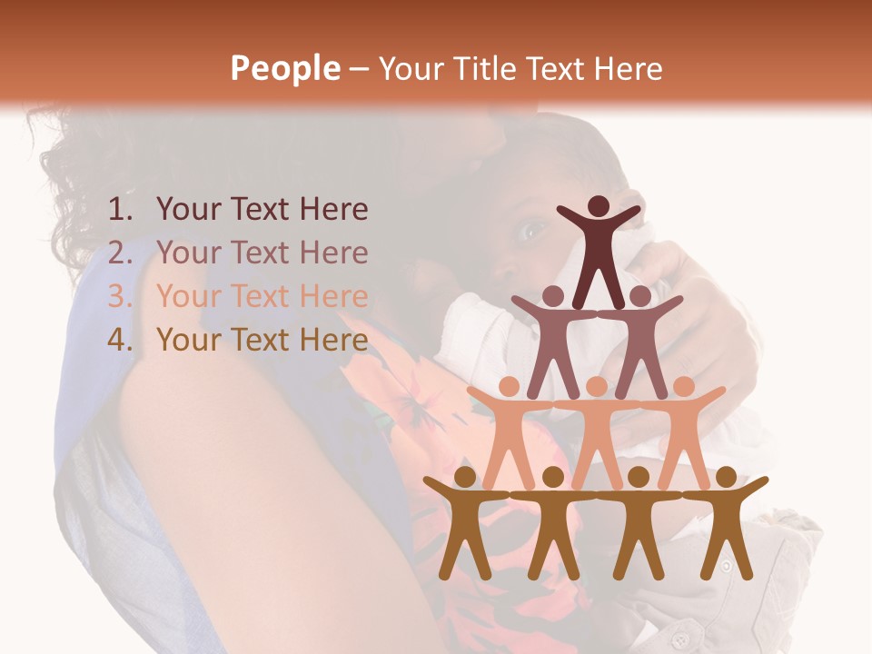 Boy Comfort Mixed PowerPoint Template