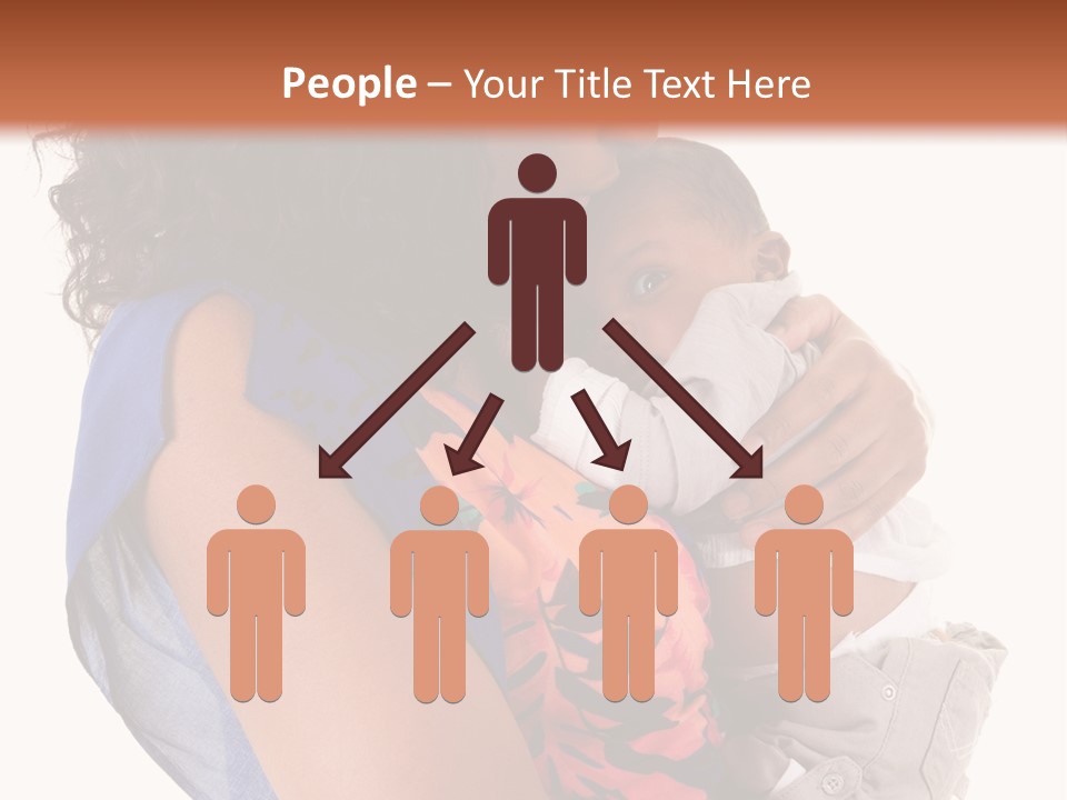 Boy Comfort Mixed PowerPoint Template