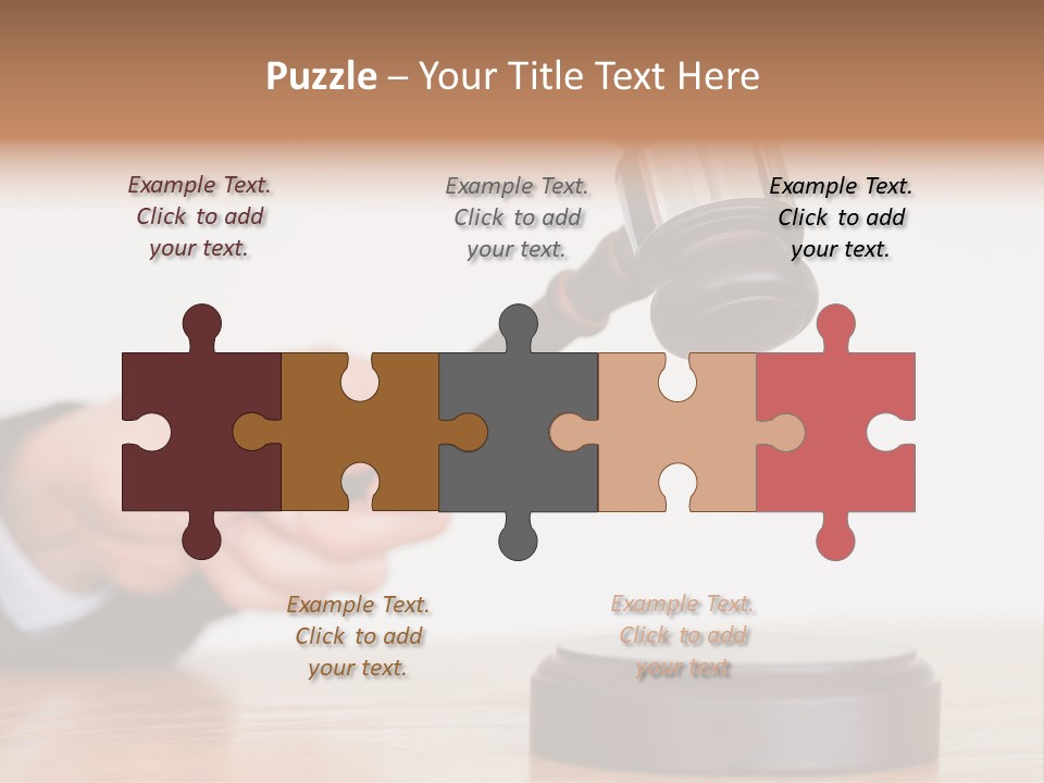 European Business Portrait PowerPoint Template