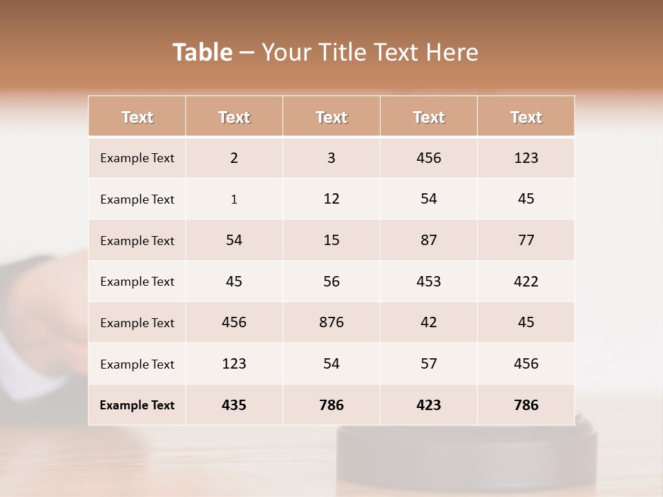 European Business Portrait PowerPoint Template
