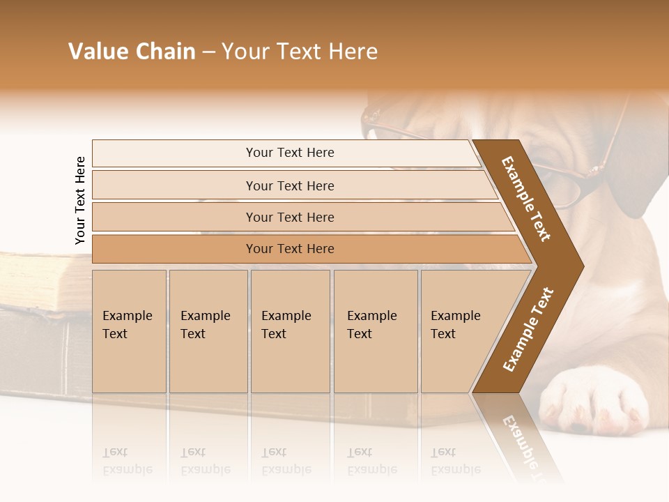 Cute Student Concentrated PowerPoint Template