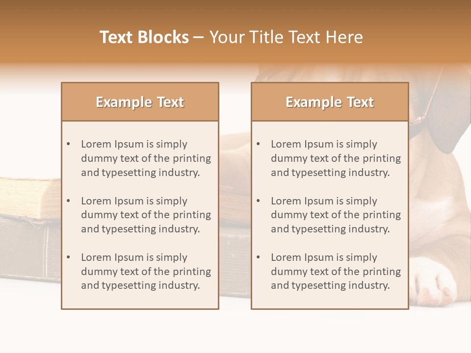 Cute Student Concentrated PowerPoint Template