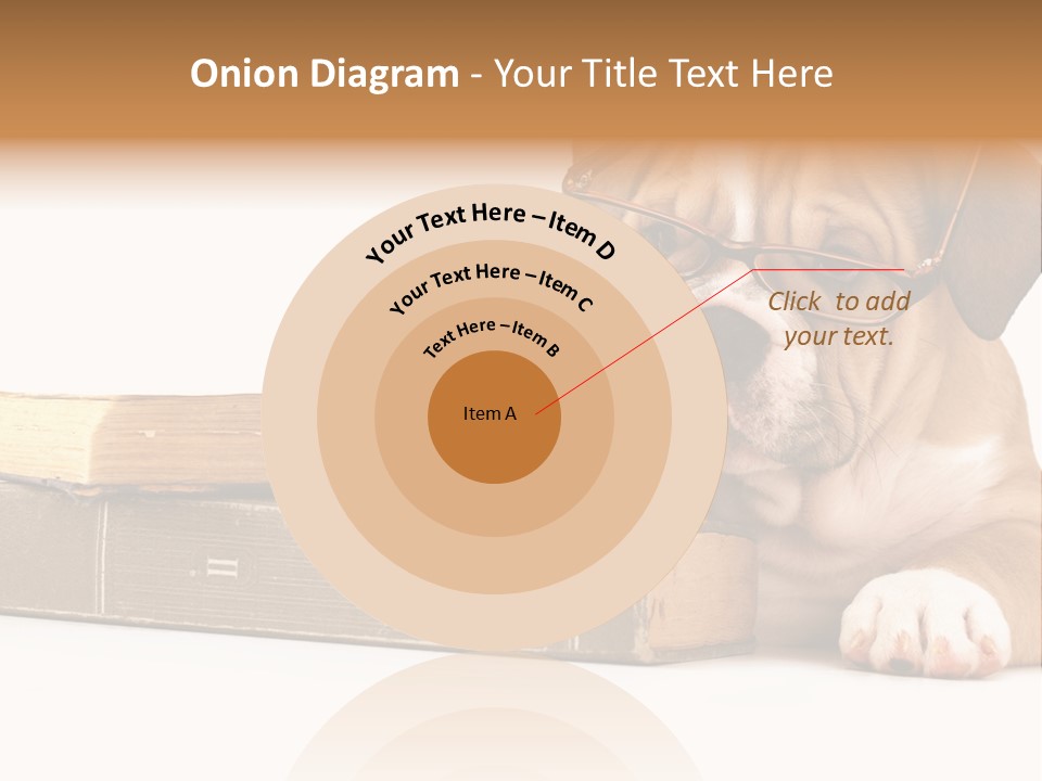Cute Student Concentrated PowerPoint Template