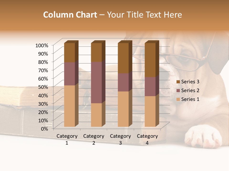 Cute Student Concentrated PowerPoint Template
