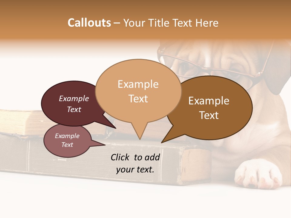 Cute Student Concentrated PowerPoint Template