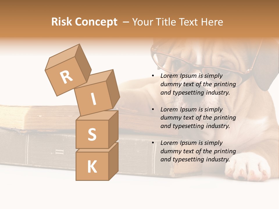 Cute Student Concentrated PowerPoint Template