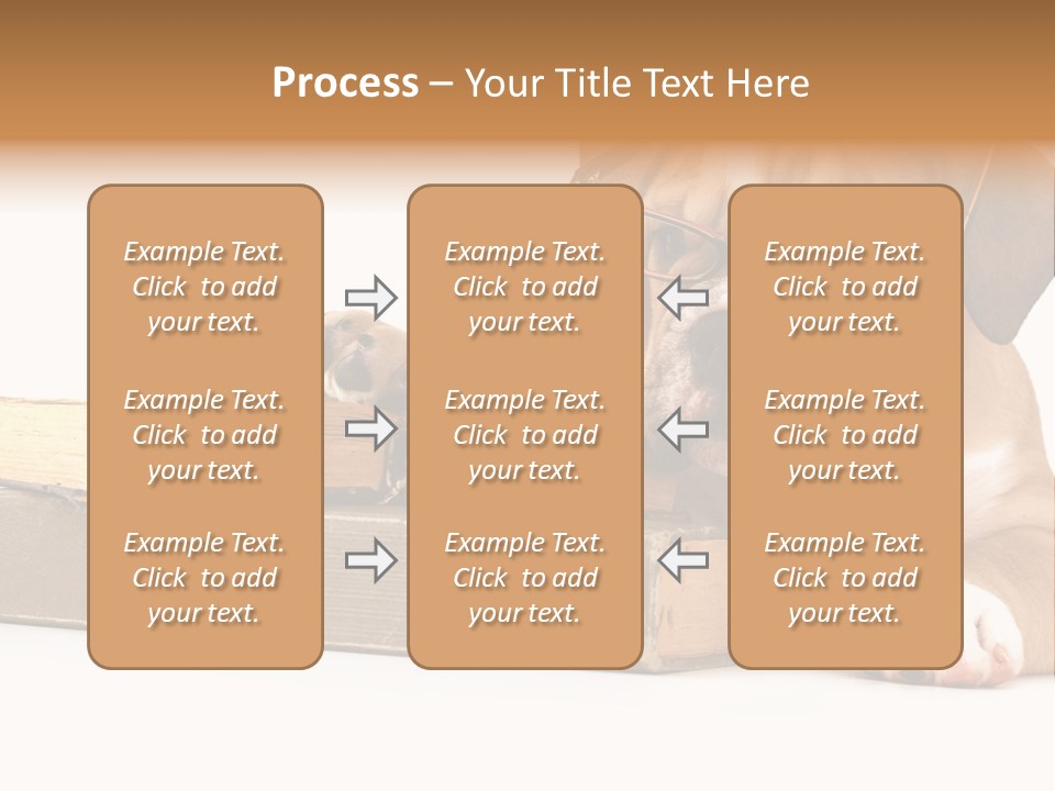 Cute Student Concentrated PowerPoint Template