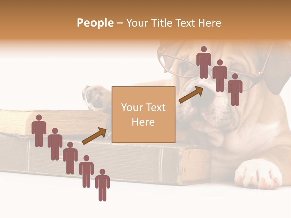 Cute Student Concentrated PowerPoint Template