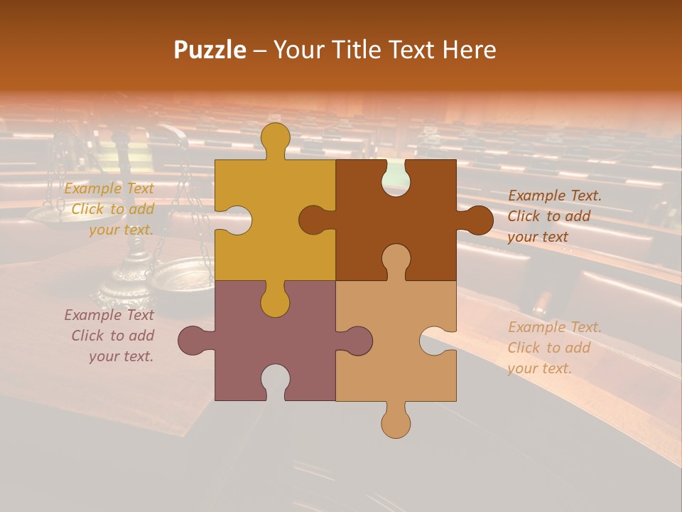 Judgement Litigate Plaintiff PowerPoint Template