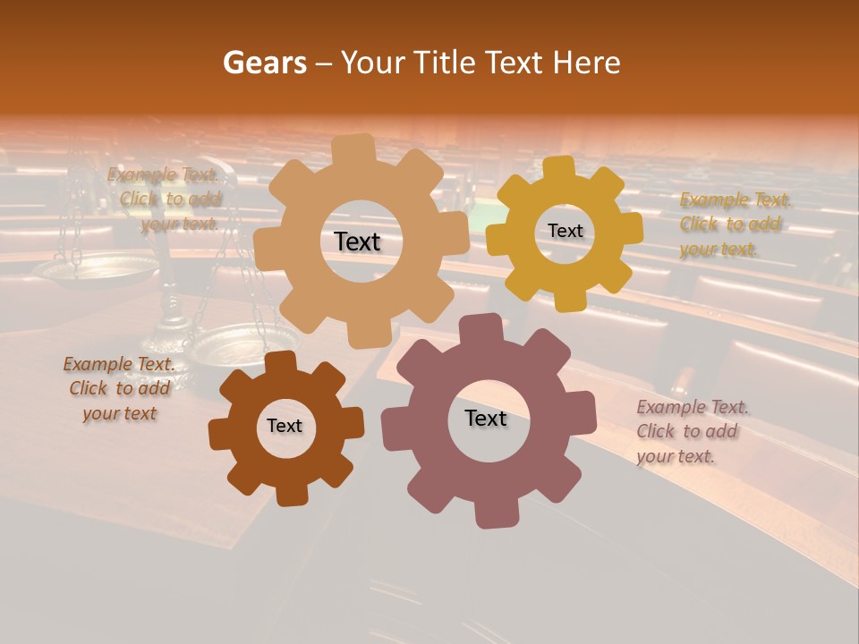 Judgement Litigate Plaintiff PowerPoint Template