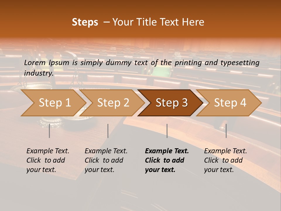 Judgement Litigate Plaintiff PowerPoint Template