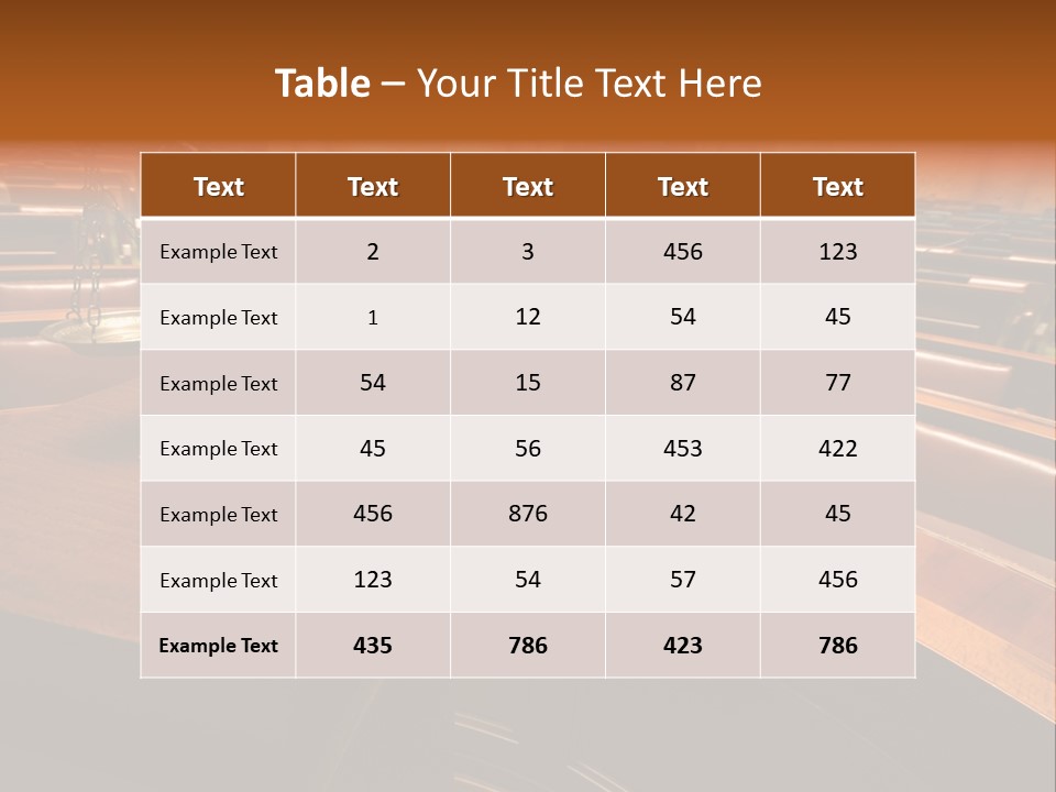 Judgement Litigate Plaintiff PowerPoint Template